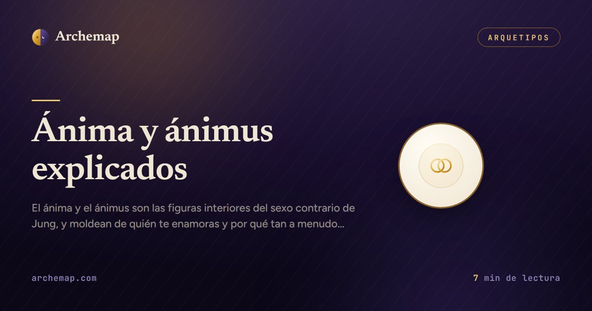 Ánima y ánimus explicados