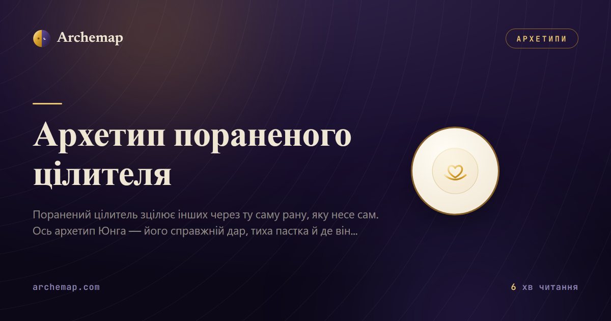 Архетип пораненого цілителя